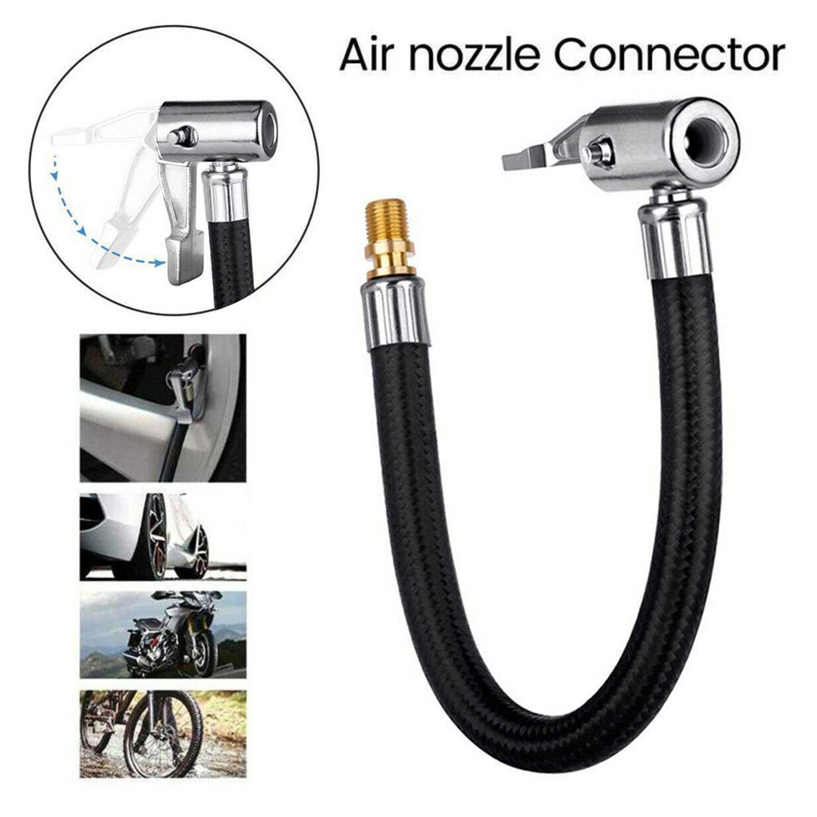 Flexible Hose Braided - ステンレス鋼タイヤバルブ接続,チューブロック,カーアクセサリー,エアチャック,エアポンプアダプター,チューブエクステンション,k9r2