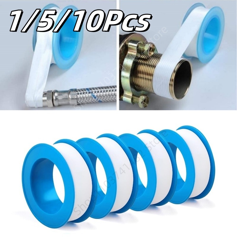 Ptfe Tape Thread - 1/5/10 個 PTFE 水道管テープ オイルフリーシールテープ フィッティングスレッドシールテープ