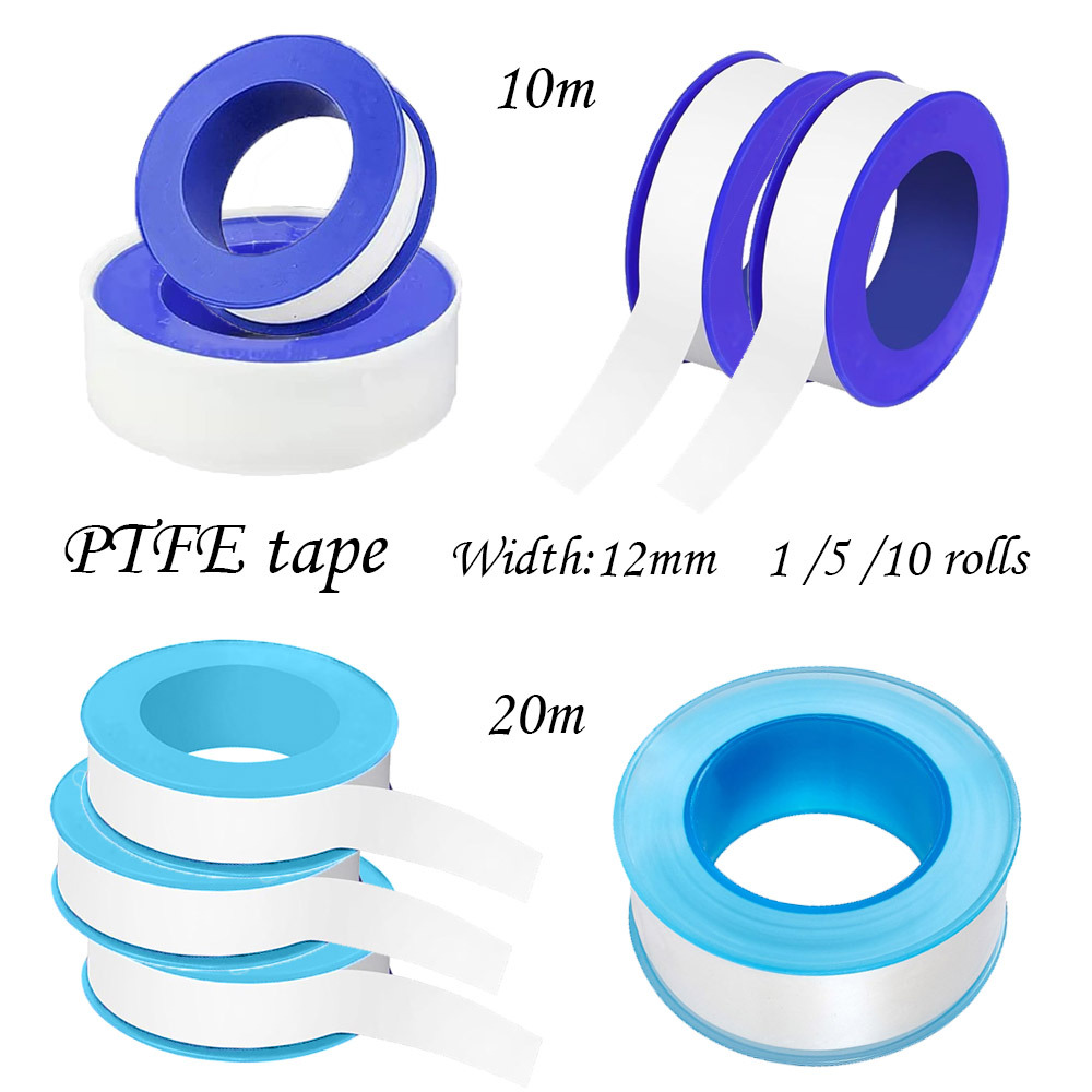 Ptfe Tape Thread - 1-10 個 PTFE 配管工テープ高密度パイプシールテープ防水配管スレッドテープ白シーラントシールシャワーヘッド用