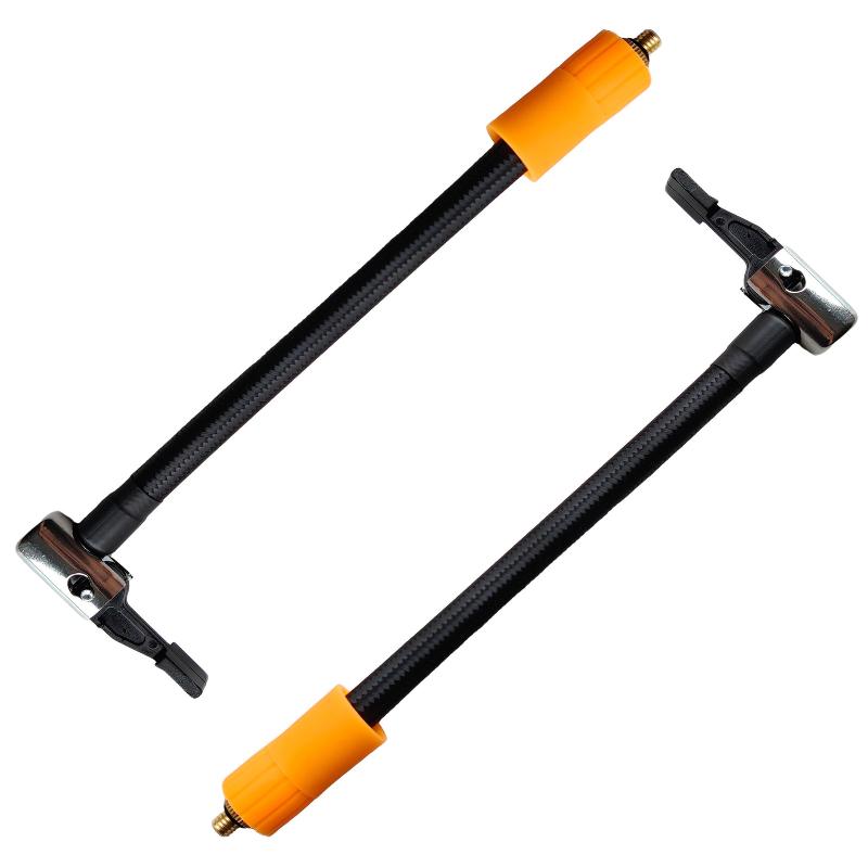 Flexible Hose Braided - 新しい1個入り編組タイヤインフレーターホース、漏れ防止コネクター付き、車、バイク、オートバイの空気入れ用フレキシブルデザイン