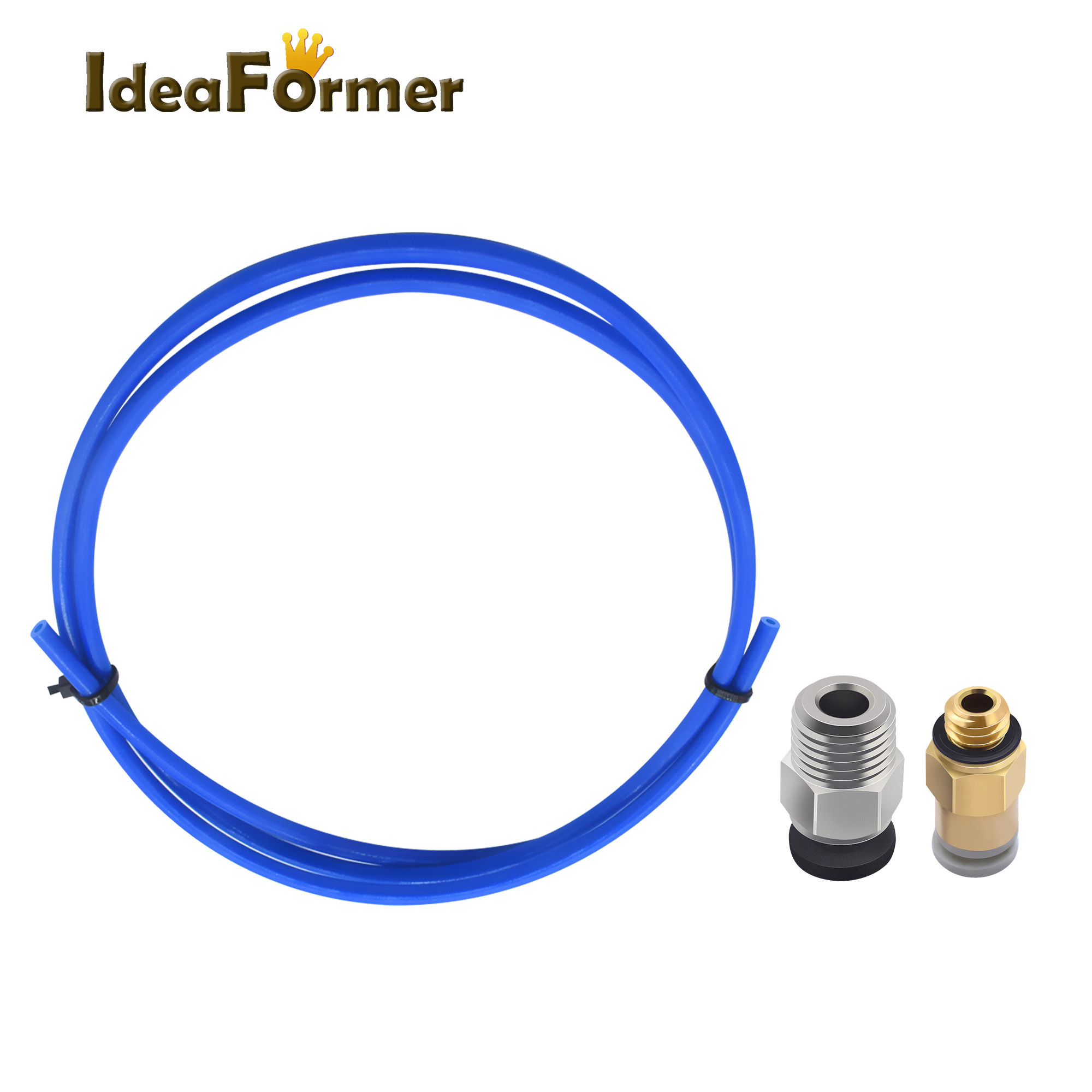 Ptfe Tape Thread - サイドフォーマー-1チューブクイックフィッティング,1ピース,ストレート空気圧シリンダー,3Dプリンター部品への接続