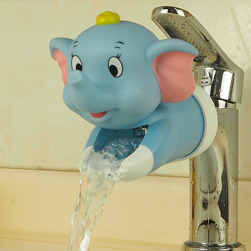Silicone Tap Washer - アップグレードバージョンベビーシリコーン蛇口防沫エクステンダー子供の漫画の浴室の蛇口エクステンダー蛇口補助洗浄手