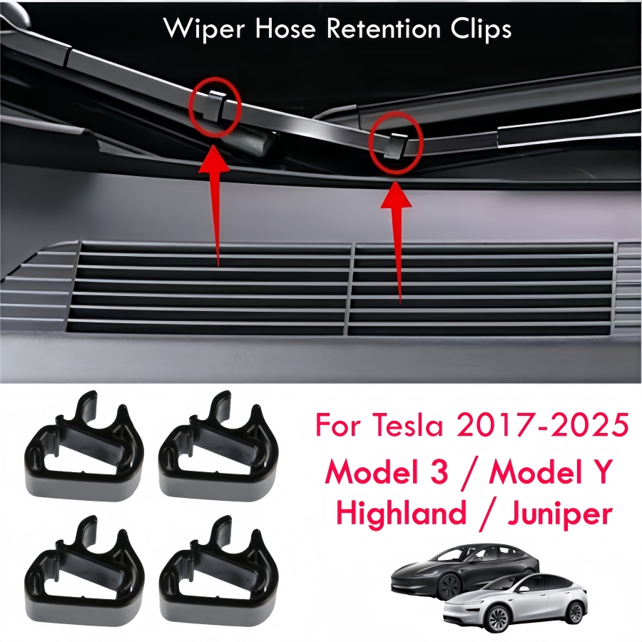 Plastic Pipe Clip - テスラ モデル3 Y ハイランド ジュニパー 2017-2025用