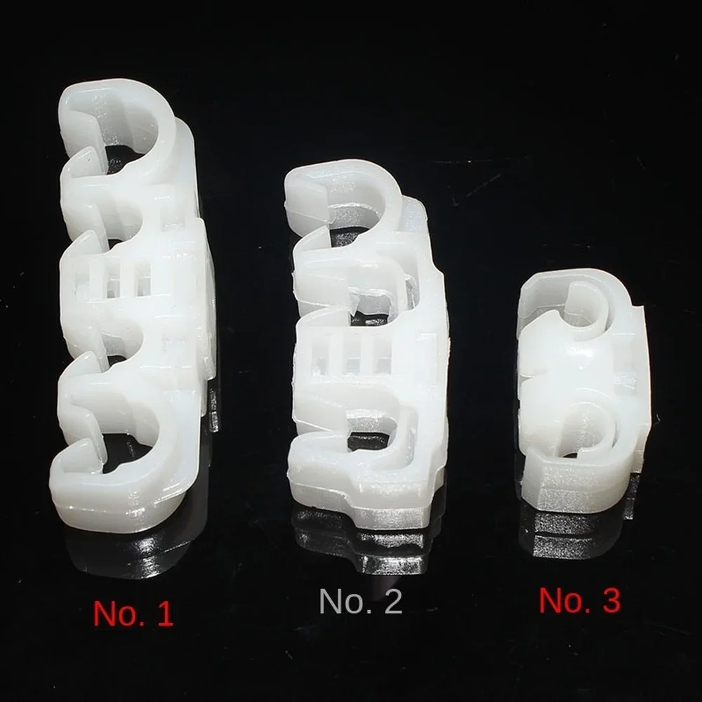 Plastic Pipe Clip - 5個入り 車体シャーシオイルパイプラインハーネスワイヤー水道管鉄管間隔固定プラスチッククリップバックルクリッププラスチックバックル