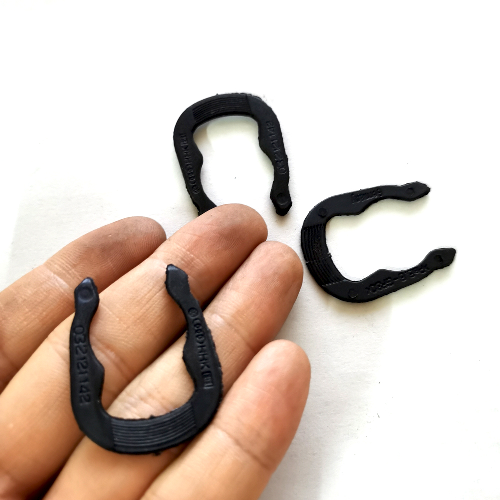 Plastic Pipe Clip - 10 個車のパイプジョイント U クリッププラスチック U 字型クリップ継手カーケアカードバックル