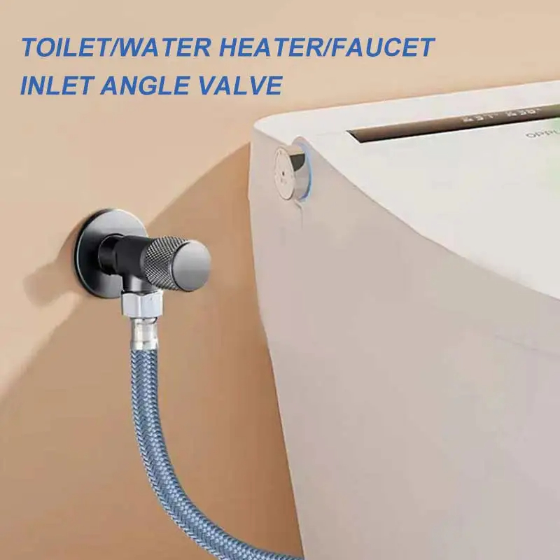 B 4 ポイント蛇口入口バルブ G1/2 真鍮三角バルブヒー - Toilet Fill Valve のレビューと価格