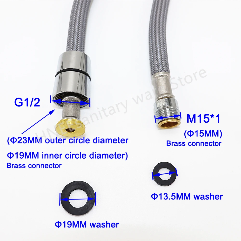 50 センチメートル/60 センチメートル/85 センチメー - Flexible Hose Braided のレビューと価格