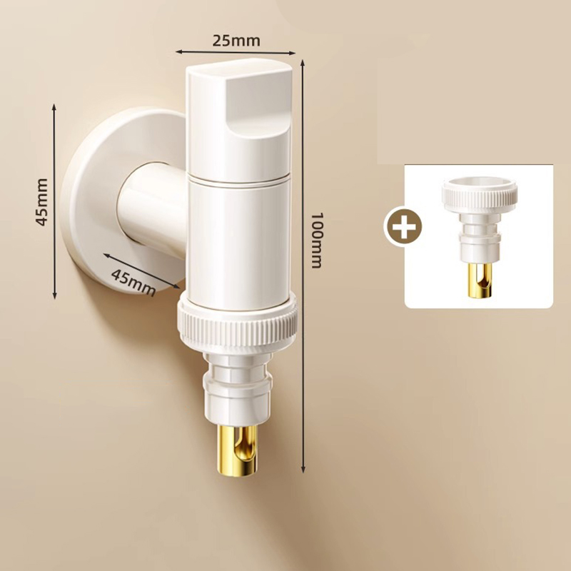 自動蛇口付きホワイトアングルバルブ,ガーデンタップ,多機能 - Toilet Fill Valve のレビューと価格