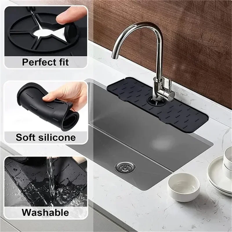 キッチン用品 シリコン製蛇口吸水パッド シンクスプラッシュキ - Silicone Tap Washer のレビューと価格