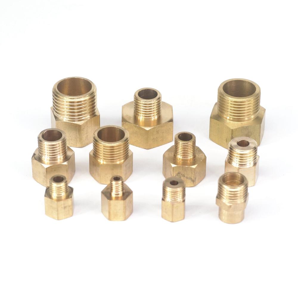 メスオス真ちゅう製リダクションブッシング六角パイプ継手、圧力 - Compression Fitting Brass のレビューと価格