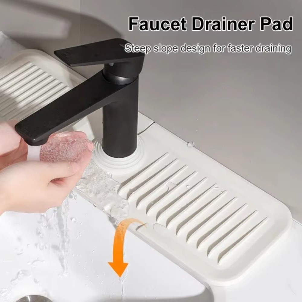 耐久性のある38*12cm蛇口排水マット、縁が高められたシリ - Silicone Tap Washer のレビューと価格