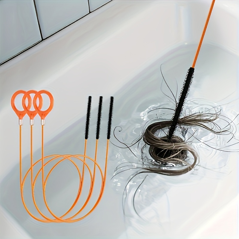 シンクの髪の毛除去ツール、柔軟で壊れにくい配管用スネーク排水 - Drain Snake Flexible のレビューと価格