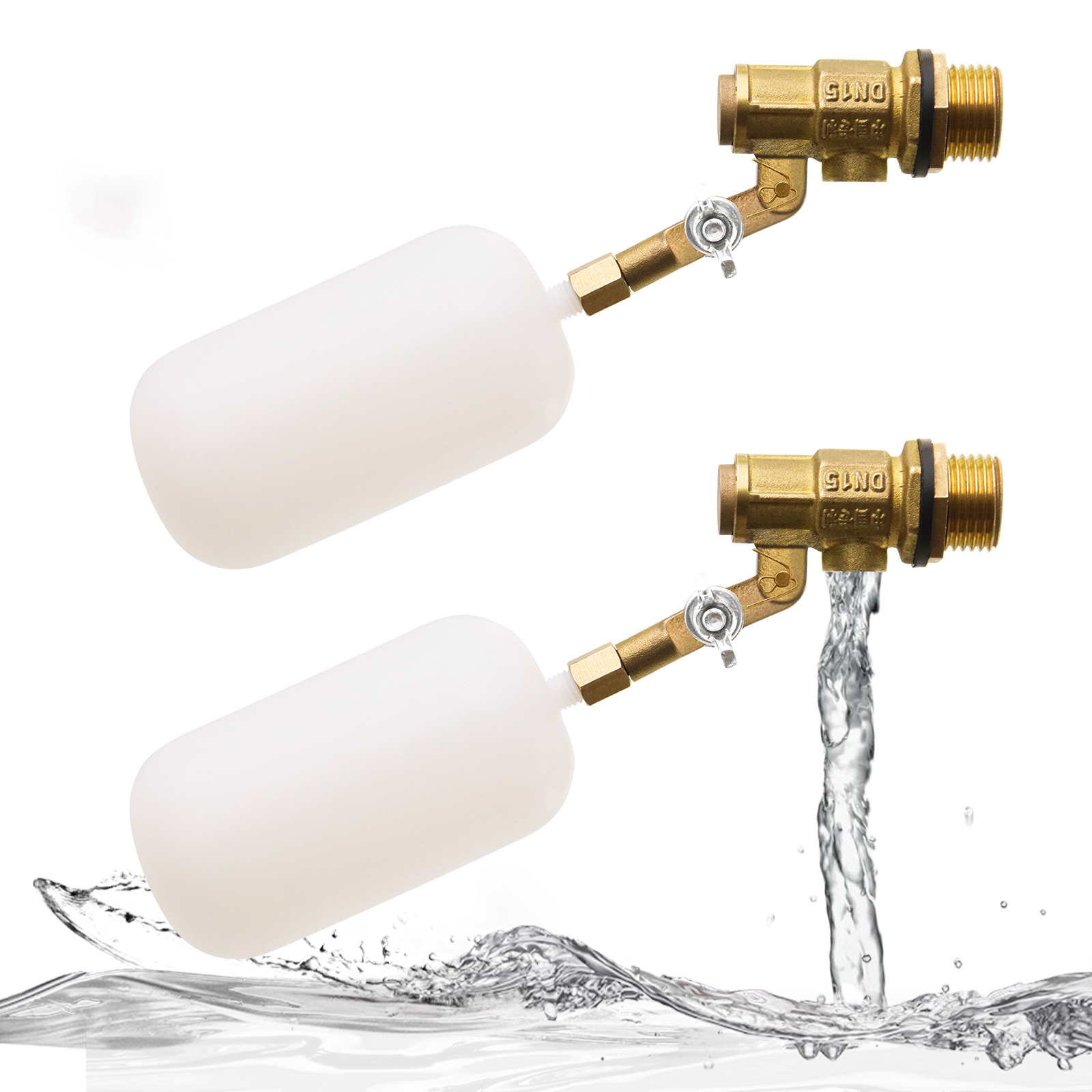 1/2インチ銅製カーブフロートボール、池用フロートバルブ遮断 - Float Ball Valve のレビューと価格