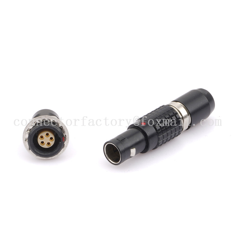 黒のプッシュプルセルフロッキングオスプラグインおよびメスソケ - Push Fit Connector のレビューと価格
