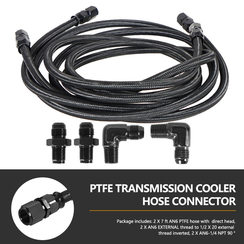6AN柔軟なptfe伝送クーラーホースラインフィッティングナ - Flexible Hose Braided のレビューと価格