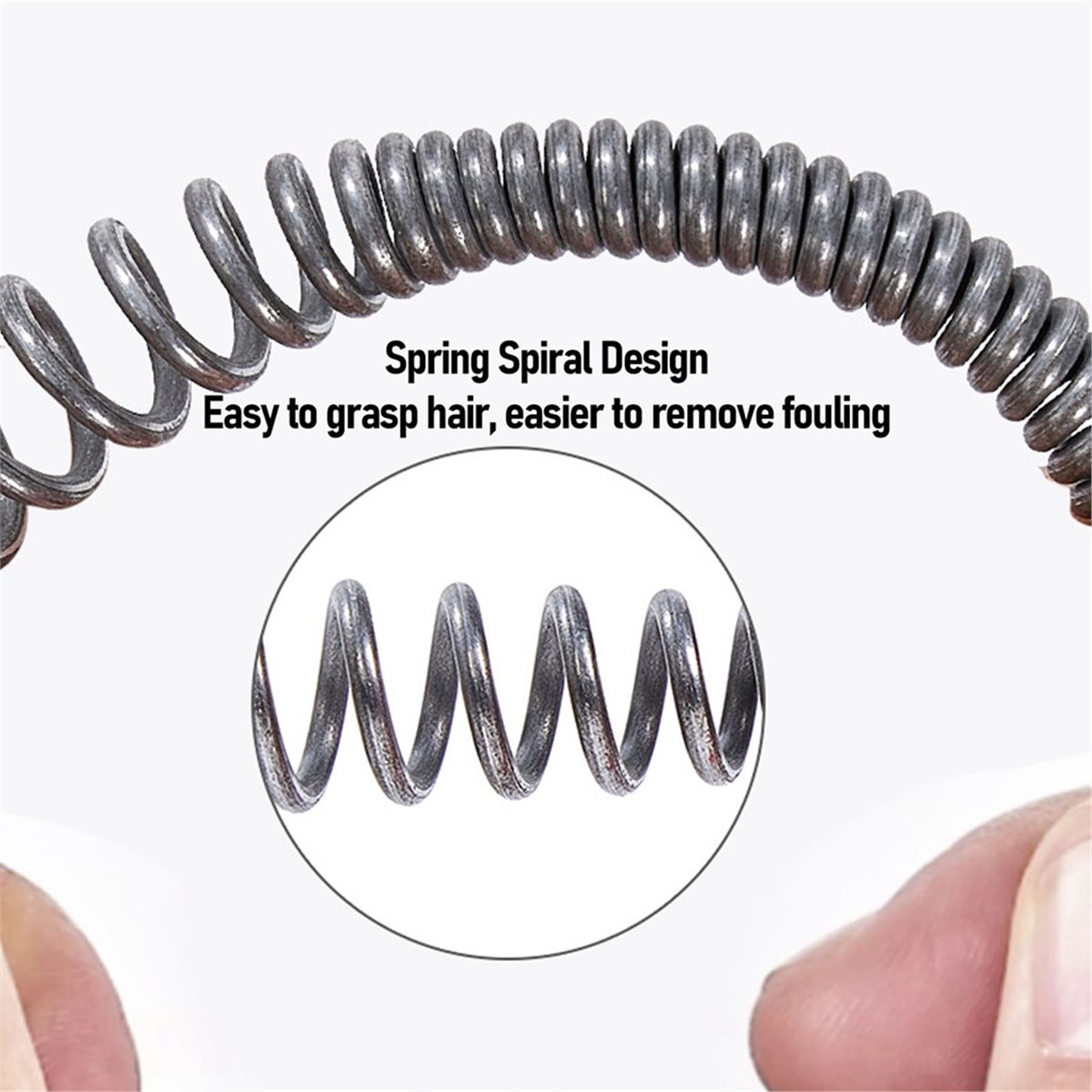 DT57最新モデル 7.5メートル スプリング式排水溝清掃ス - Drain Snake Flexible のレビューと価格