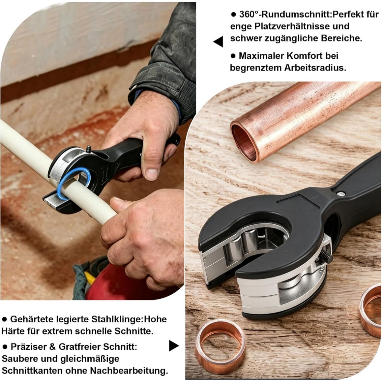 パイプカッターセット ラチェット式チューブカッター 狭所用パ - Pipe Cutter Ratchet のレビューと価格