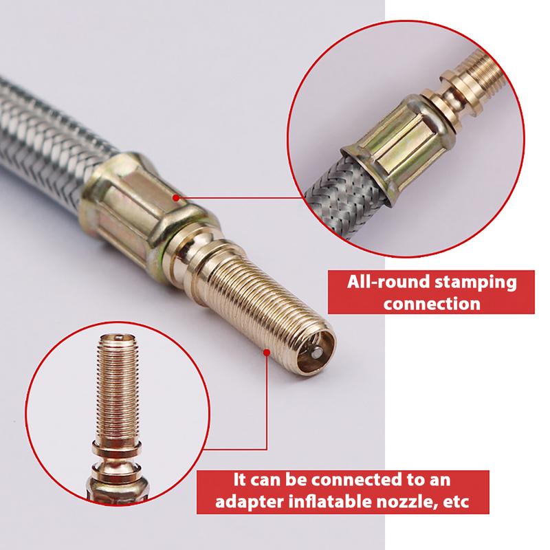 1 ピーストラックバルブ延長フレキシブルバスタイヤバルブ延長 - Flexible Hose Braided のレビューと価格