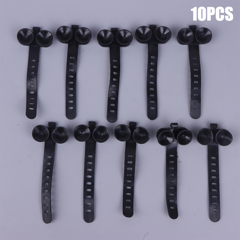 10 ピース/セット水槽ネクタイ吸盤水族館気管水道管ホース仕 - Plastic Pipe Clip のレビューと価格
