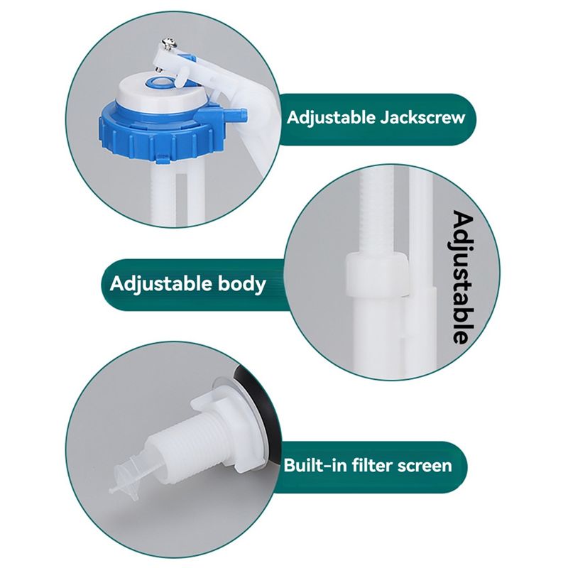 B52C調整可能な旧式トイレタンクボール、入口バルブG1/2 - Float Ball Valve のレビューと価格