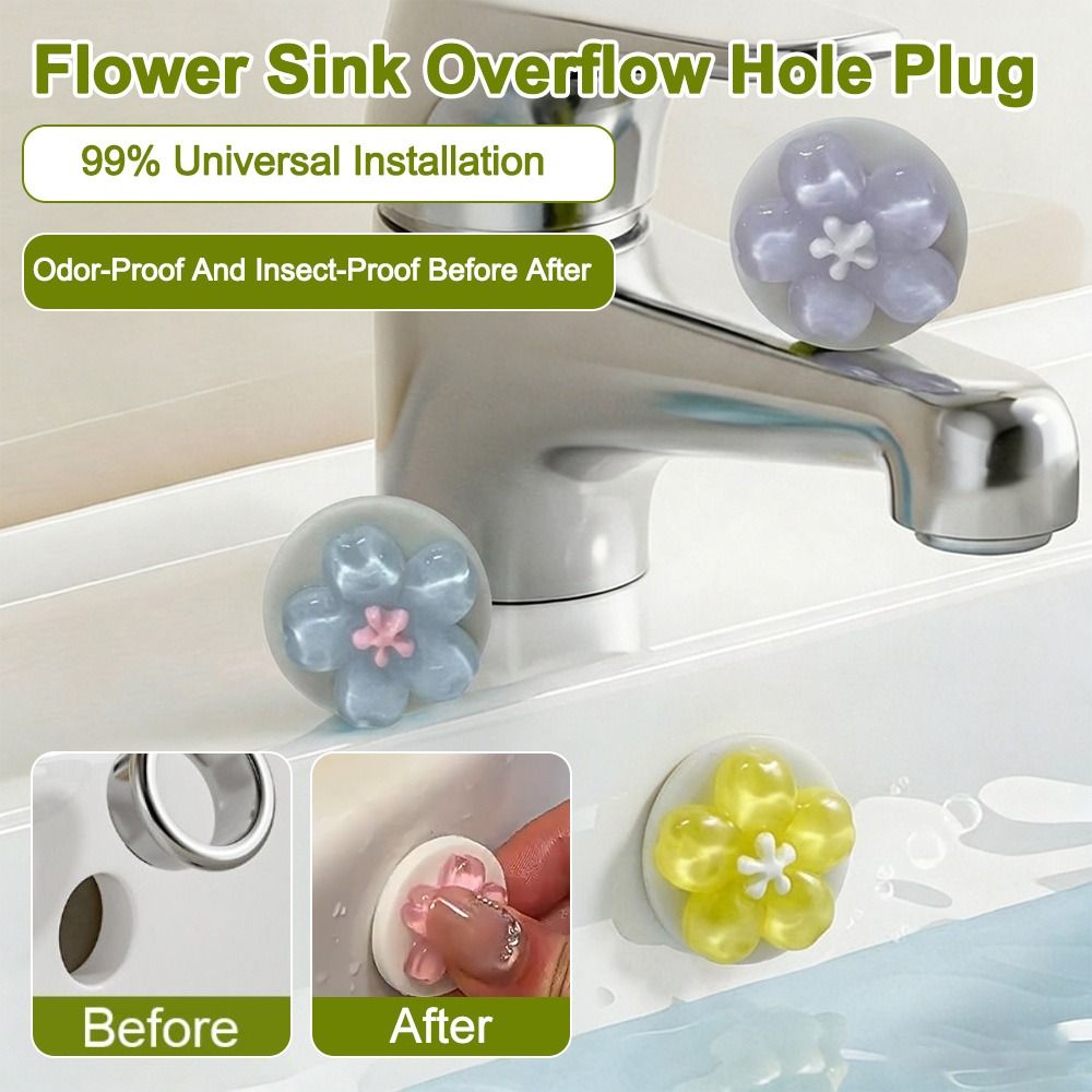 詰まり防止下水道管シールリング防虫花型フラワーシンクオーバー - Overflow Pipe Clip のレビューと価格