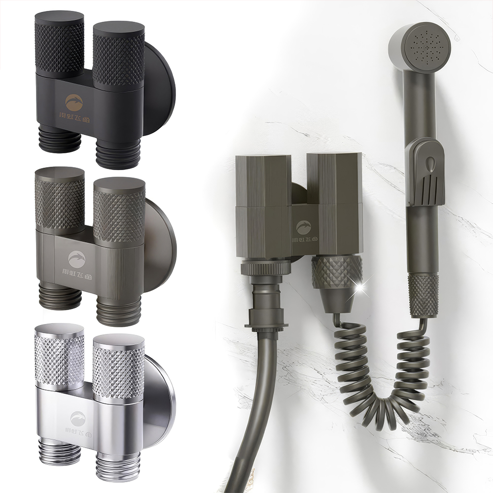 オリエンタルユホン真鍮製アングルバルブ壁掛け式1入口2出口水 - Toilet Fill Valve のレビューと価格