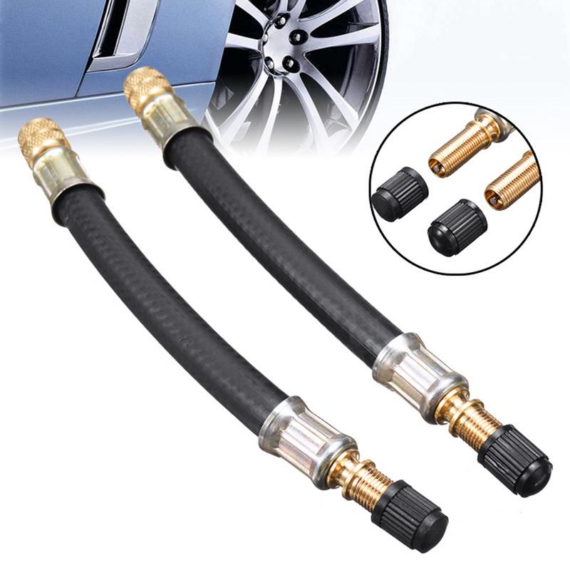 柔軟なゴムホースエアコンプレッサーアダプター車のタイヤバルブ - Flexible Hose Braided のレビューと価格