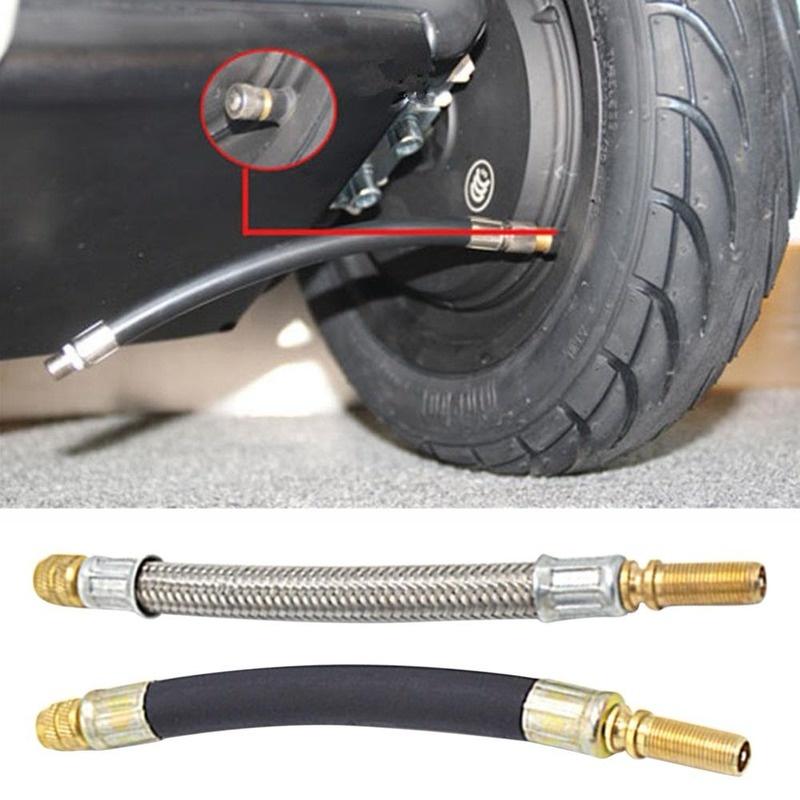 フレキシブルエクステンションタイヤバルブアダプター,ゴムノズ - Flexible Hose Braided のレビューと価格