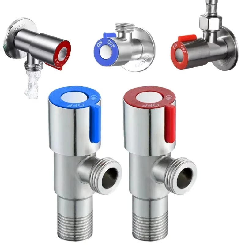 1pc 三角バルブトイレ止水バルブ給湯器バルブステンレス鋼浴 - Toilet Fill Valve のレビューと価格