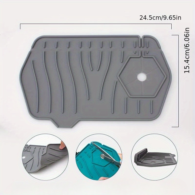 蛇口マット両面使用シリコーンキッチンシンクスプラッシュパッド - Silicone Tap Washer のレビューと価格