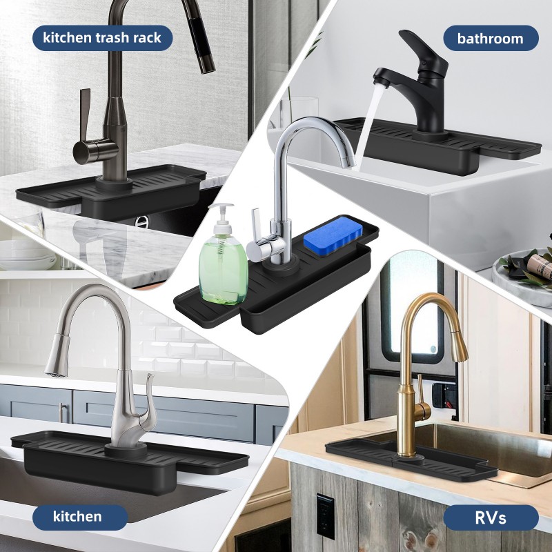 アップグレードされたシリコンシンク蛇口スプラッシュガード排水 - Silicone Tap Washer のレビューと価格