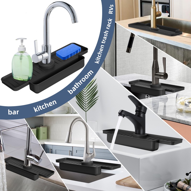 アップグレードされたシリコンシンク蛇口スプラッシュガード排水 - Silicone Tap Washer のレビューと価格