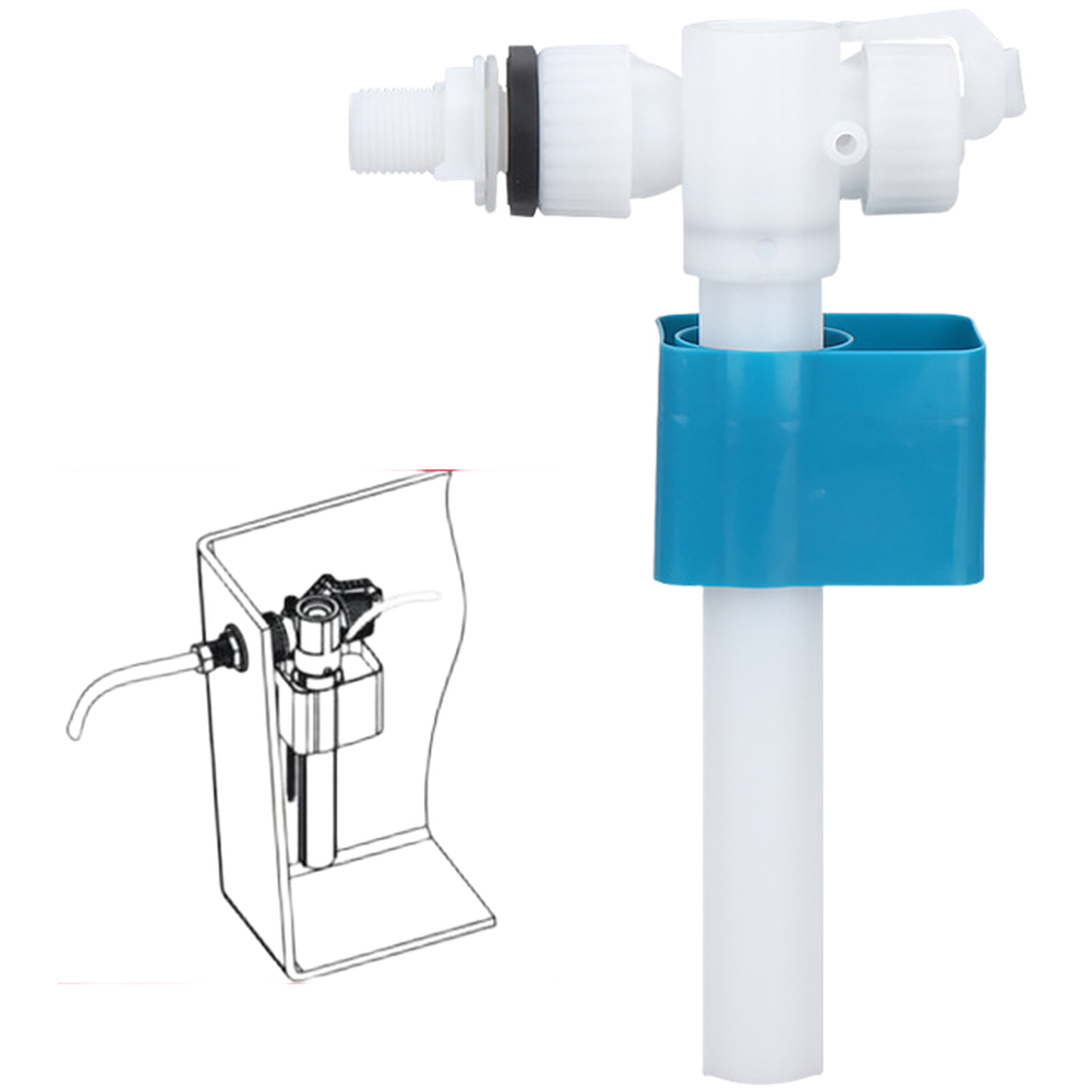 ABS製トイレサイドインレットバルブ、3/8インチ真鍮ネジ接 - Toilet Fill Valve のレビューと価格