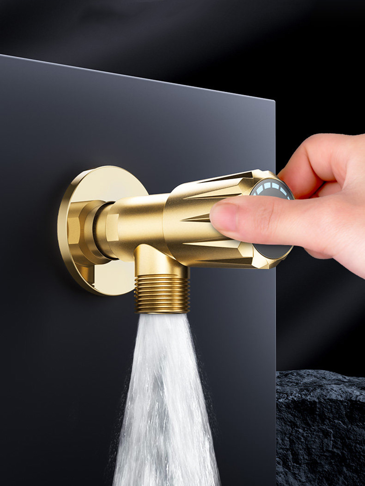 真鍮製高流量アングルバルブ 温冷水用三角バルブ 厚型漏れ防止 - Toilet Fill Valve のレビューと価格