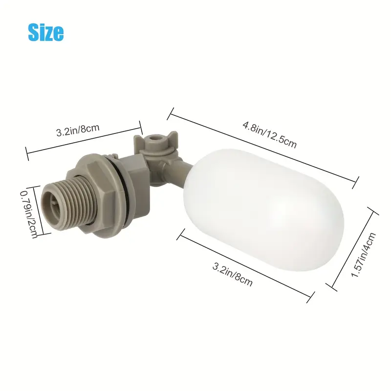 4 個農場牛プラスチック水フロートボールバルブシャットオフ  - Float Ball Valve のレビューと価格