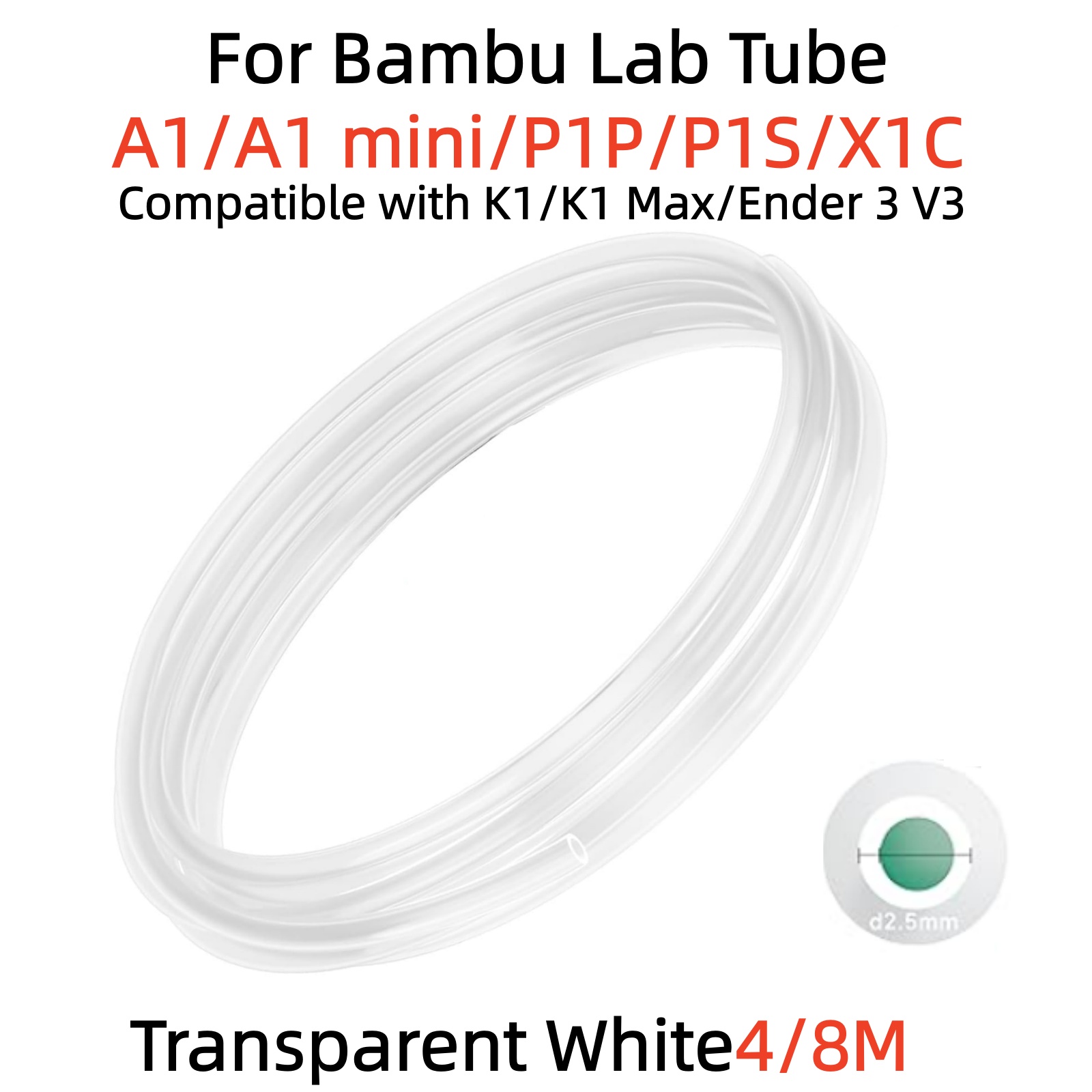 バンブーラボ PTFEチューブ P1P AMS A1 ミニ3 - Ptfe Tape Thread のレビューと価格