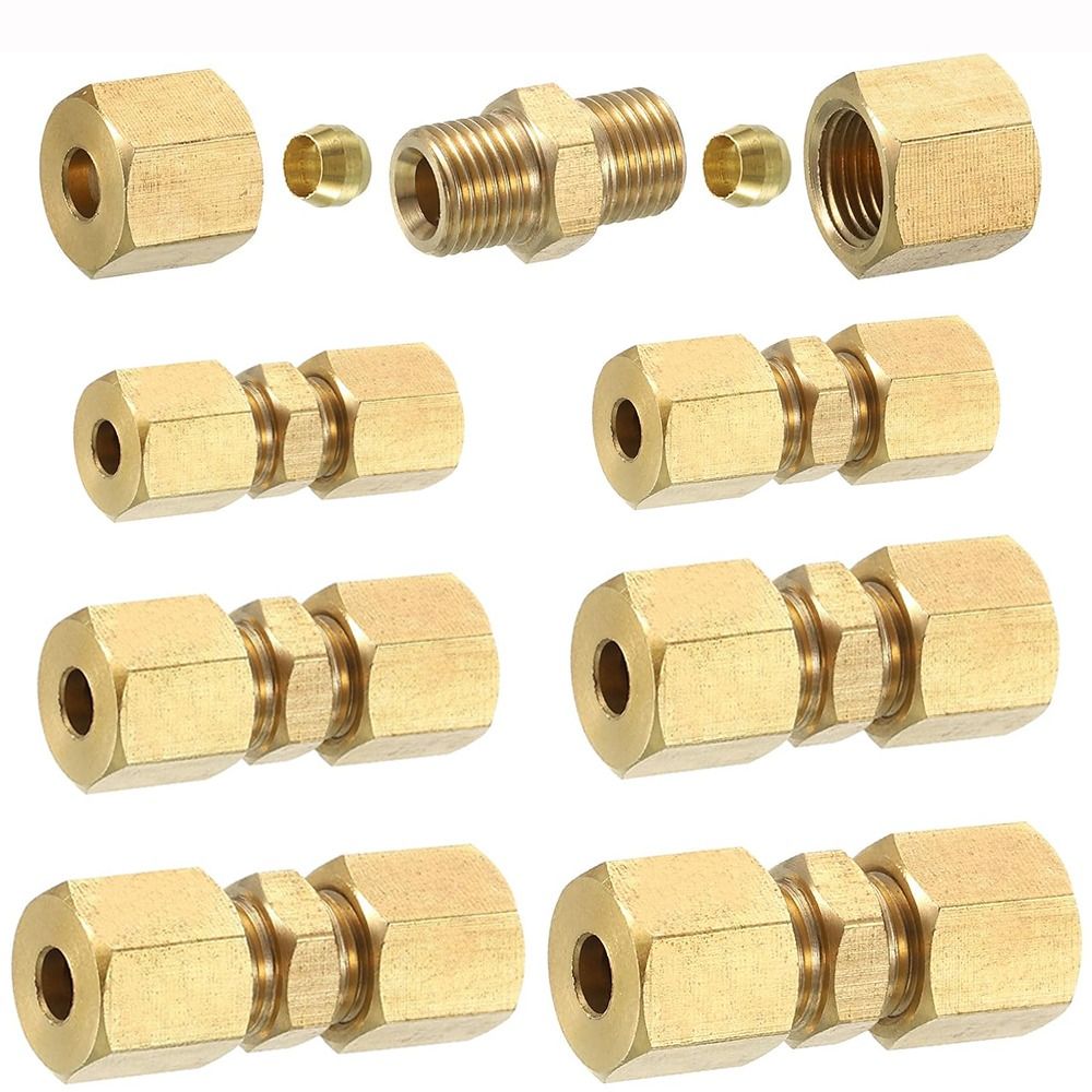 真鍮製圧縮継手 4 5 6 8 10 12 16mm 1/8 - Compression Fitting Brass のレビューと価格