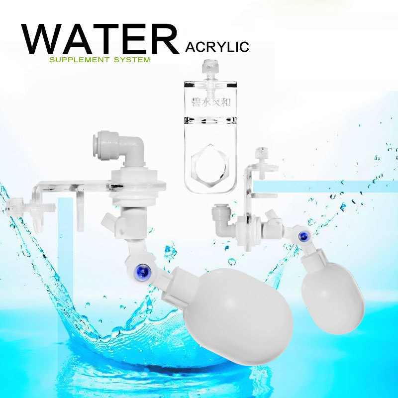 水族館の自動魚の追加,アクリルの魚の刺supplem, アク - Float Ball Valve のレビューと価格