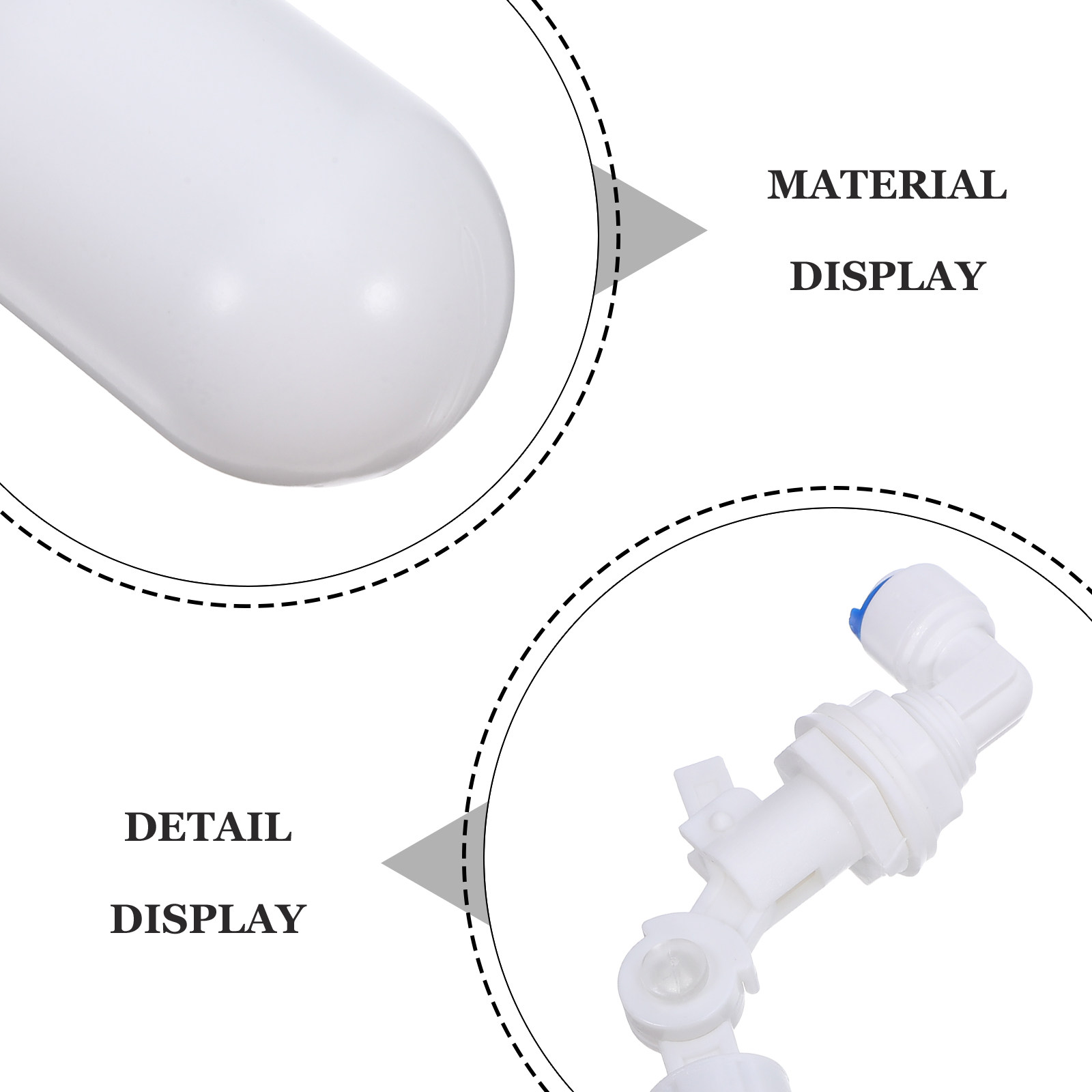 2セット 1/4インチ 自動水位制御器 調整可能なフロートボ - Float Ball Valve のレビューと価格