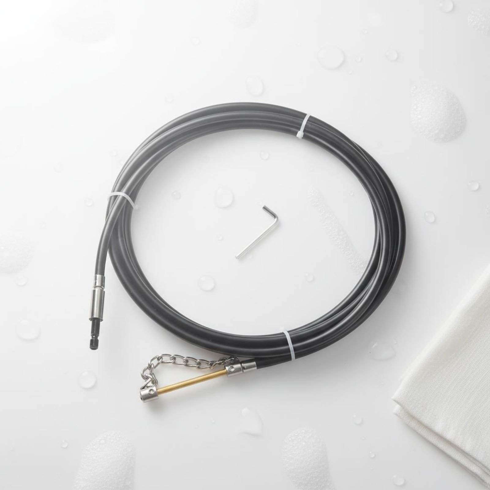 チェーン式排水管クリーナー 多目的パイプチェーンクリーナー  - Drain Snake Flexible のレビューと価格