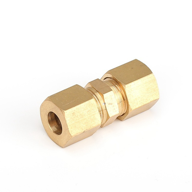 1 個 OD 3/16 インチチューブ圧縮ユニオン真鍮パイプ - Compression Fitting Brass のレビューと価格
